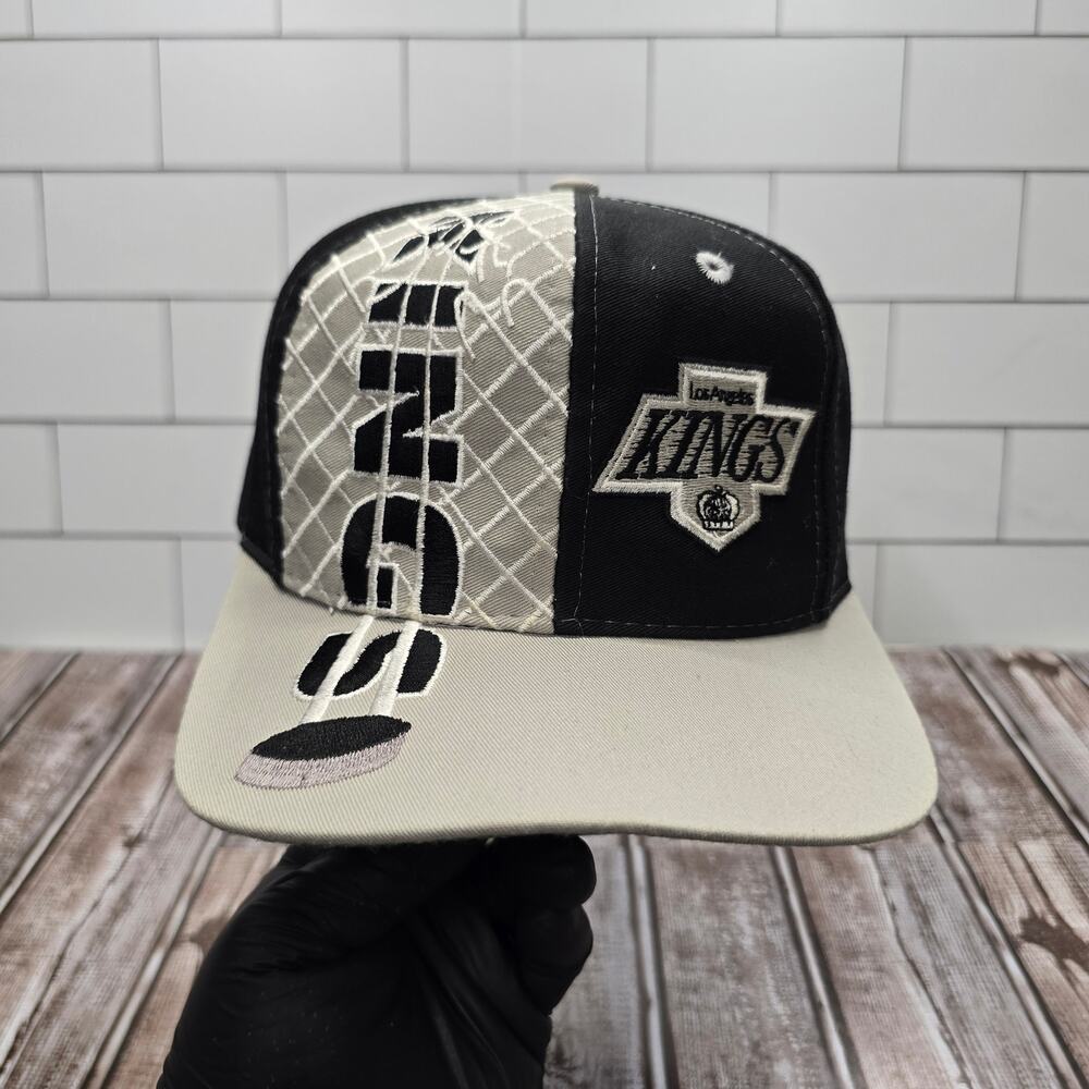 Competitor Los Angeles Kings Vintage Brim Script Adjustable NHL Snapback Hat